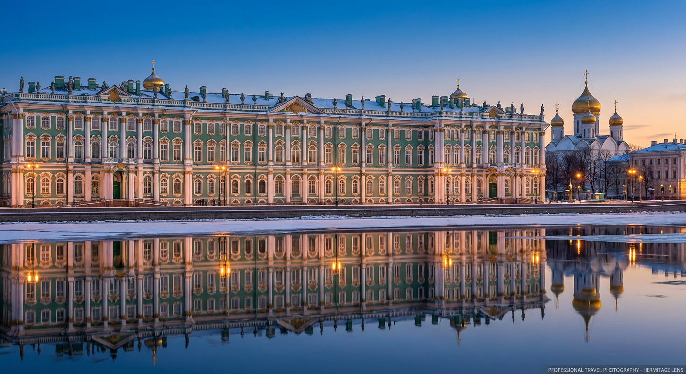 The Hermitage Museum in Saint Petersburg, Russia